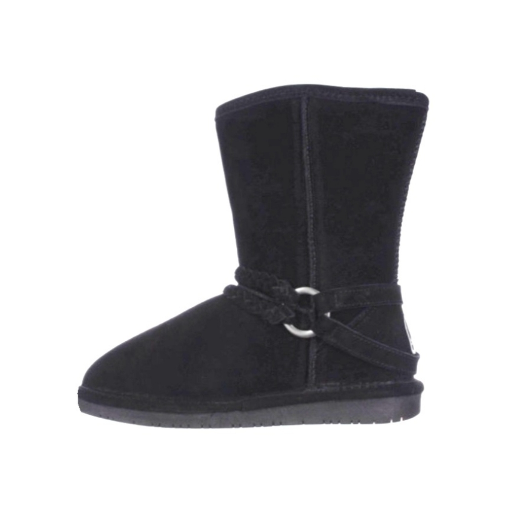 Bearpaw Womens 9M Black Adele Suede Pull On Boots - Picture 5 of 10